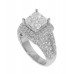 5.04 ct. TW Princess Diamond Engagement Accented Ring 